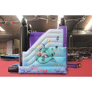 Octonauts Inflatable moonwalk with slide