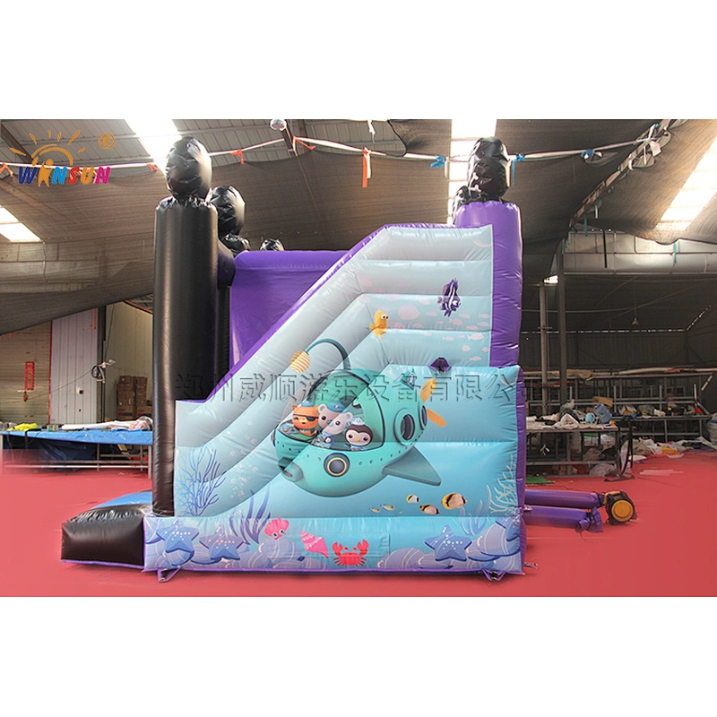 Octonauts Inflatable moonwalk with slide