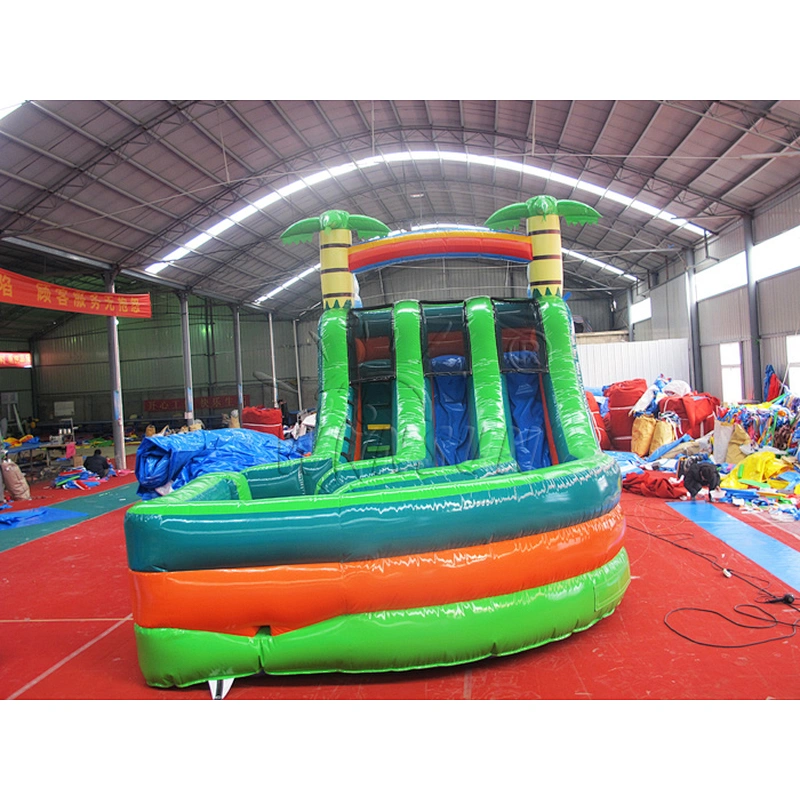 Inflatable water slide