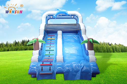 Dolphin Inflatable Water Slide