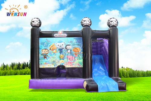 Octonauts Inflatable moonwalk with slide
