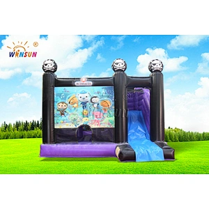 Octonauts Inflatable moonwalk with slide
