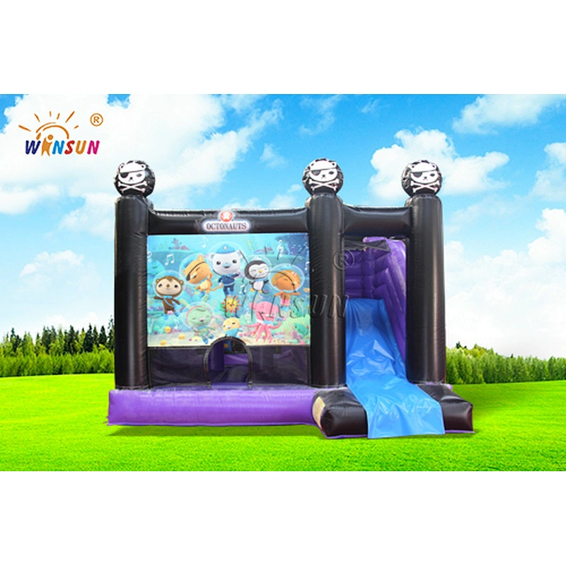 Octonauts Inflatable moonwalk with slide