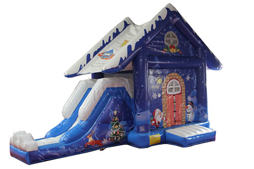 Christmas Eve Inflatable Bouncy House N Slide