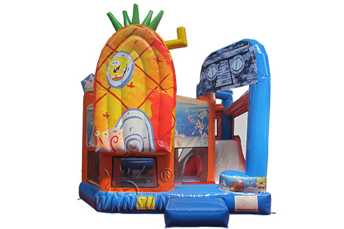 Inflatable Obstacle Course N Slide Combo