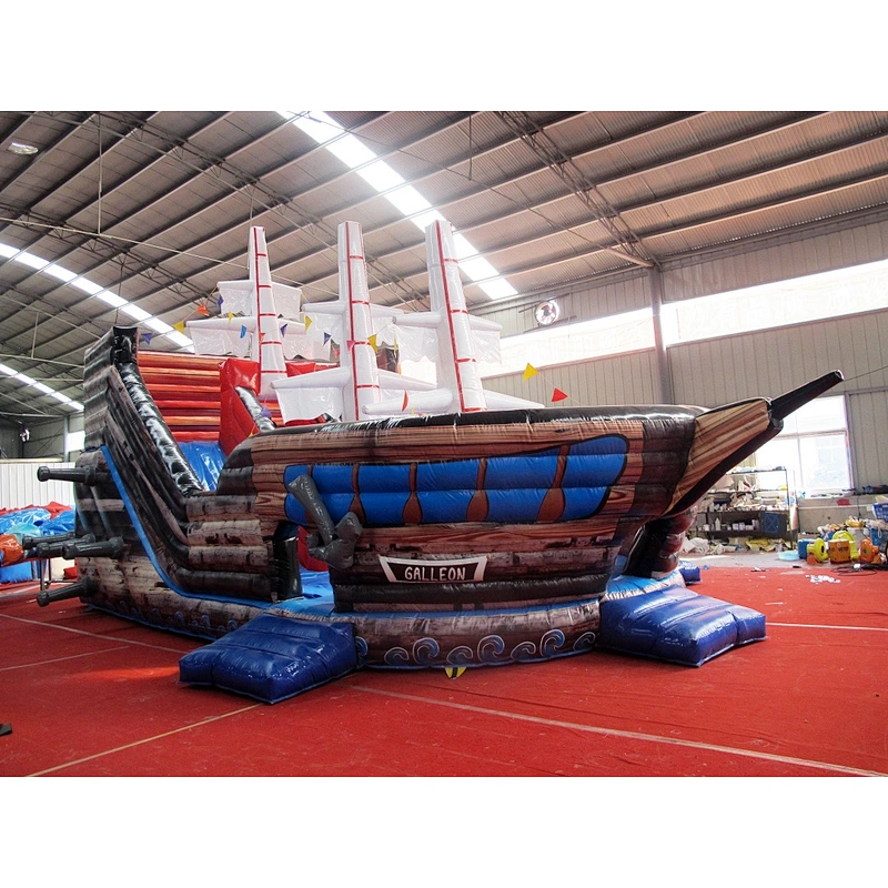 Pirate Ship Inflatable Slide
