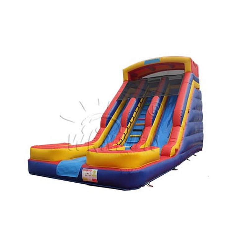 Inflatable Double Lane Dry Slide