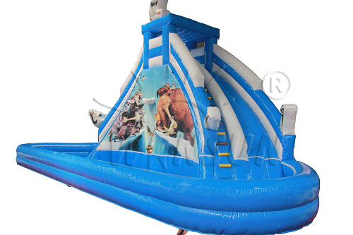 Ice Age inflatable water slide