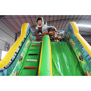 Inflatable slide