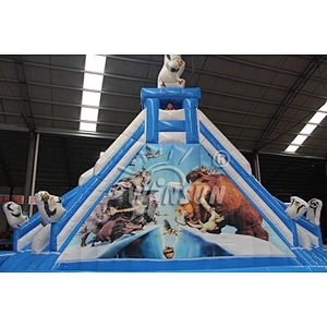 Ice Age inflatable water slide