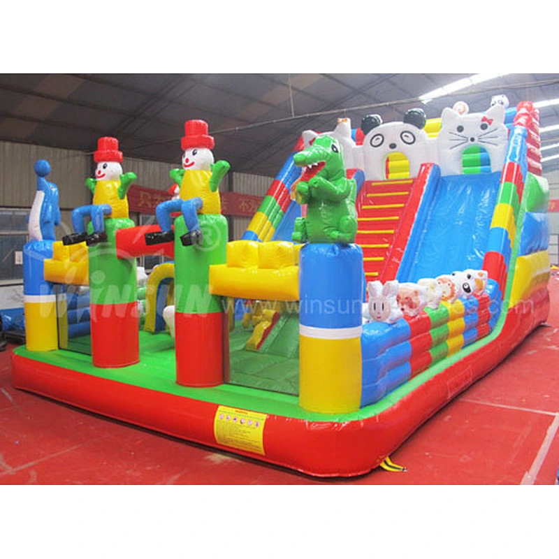 Inflatable slide