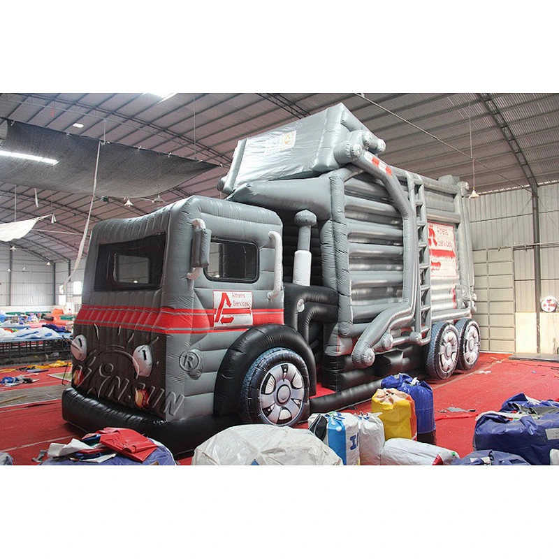 Inflatable Garbage Truck Slide