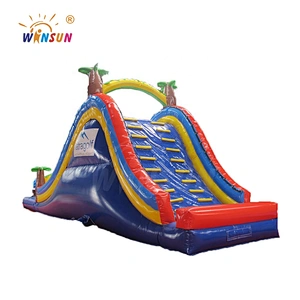 Inflatable water slide