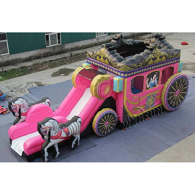 Inflatable Carriage Combo Slide