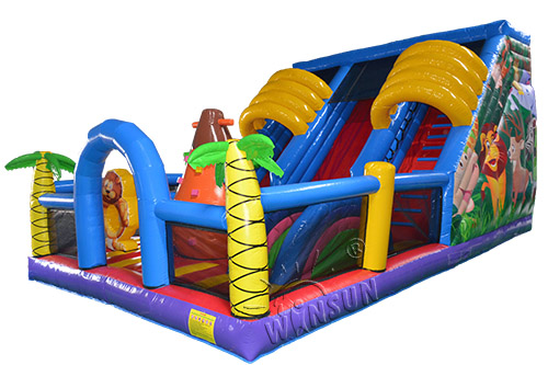 Inflatable Combo Jungle Slide