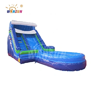 Inflatable water slide