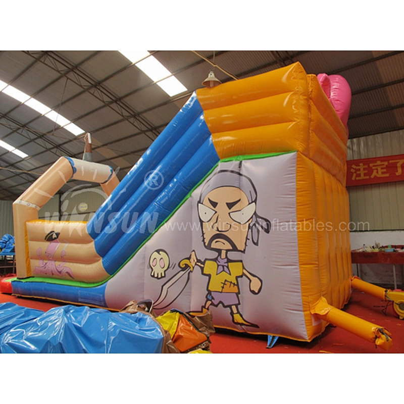 Inflatable slide