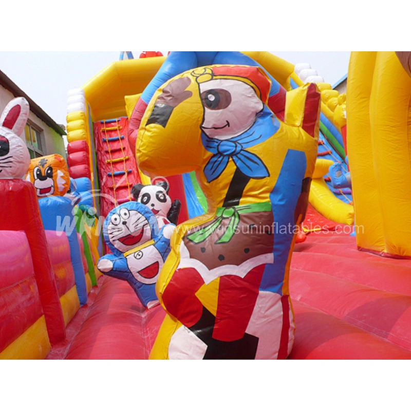 Inflatable slide