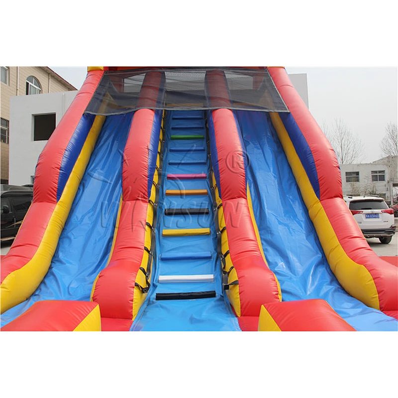 Inflatable Double Lane Dry Slide