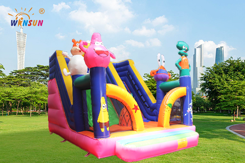 Inflatable combo SpongeBob trampoline