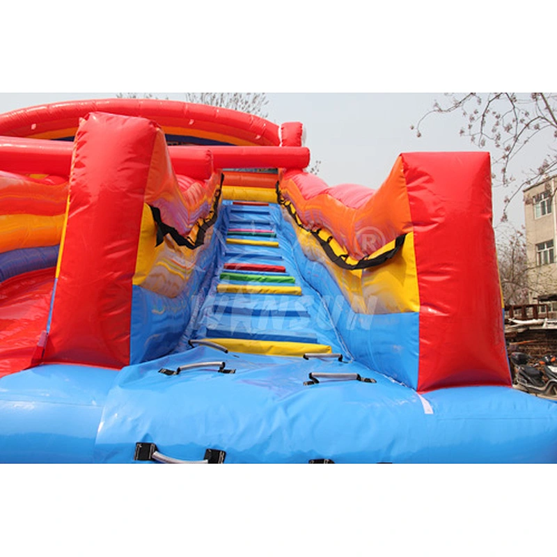 Inflatable water slide