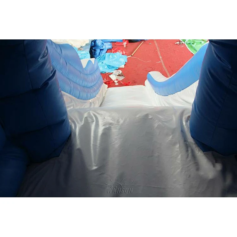 Blue Sea Wave Pirate Ship Water Slide
