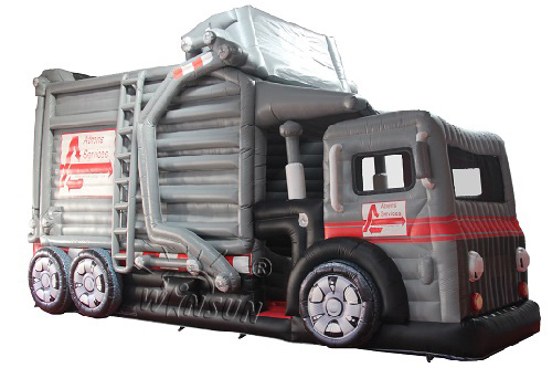 Inflatable Garbage Truck Slide