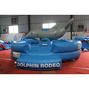 Inflatable Dolphin Rodeo Game