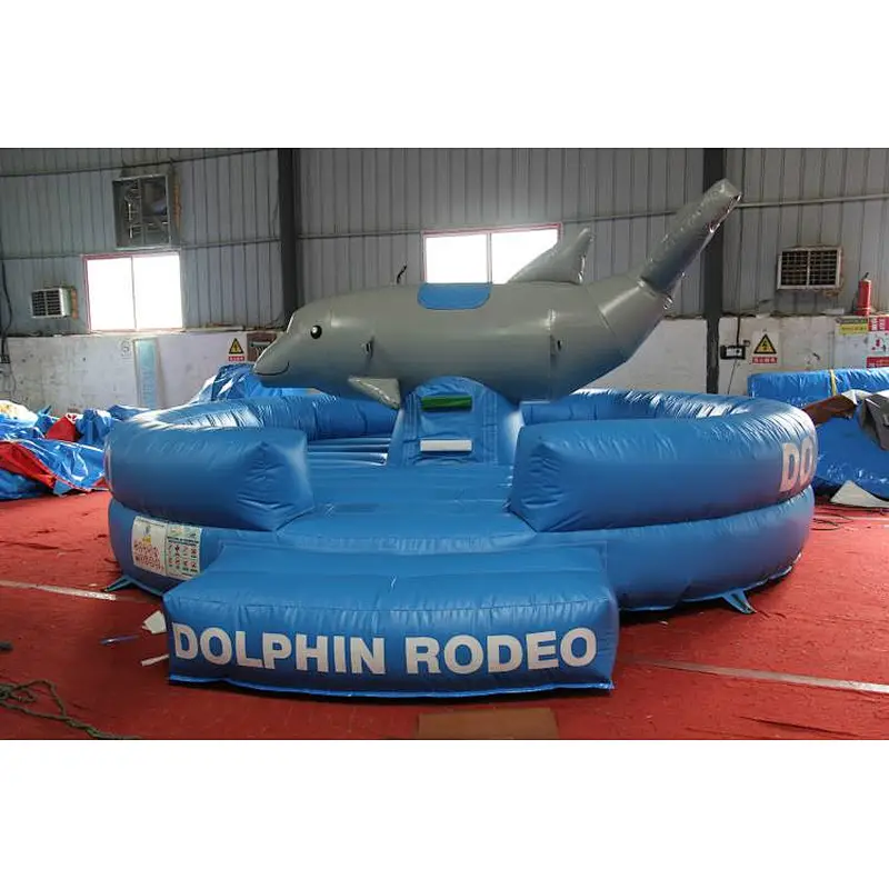 Inflatable Dolphin Rodeo Game