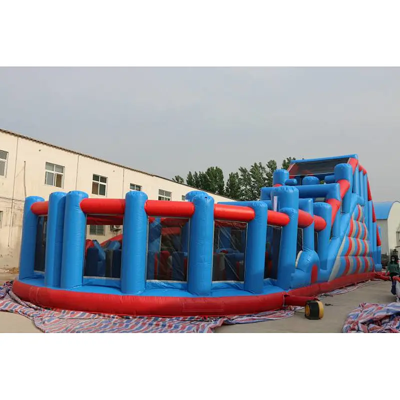 Giant inflatable obstacle course
