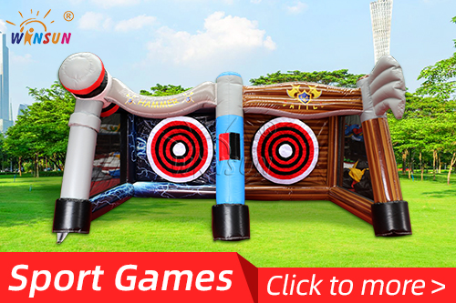 Axe Throwing And Hammer Toss Game