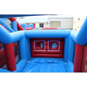 Giant inflatable obstacle course