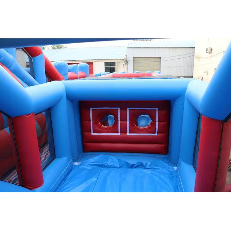 Giant inflatable obstacle course