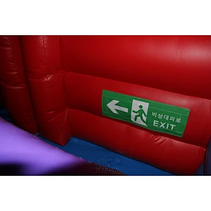Inflatable Fire Truck Obstacle Course