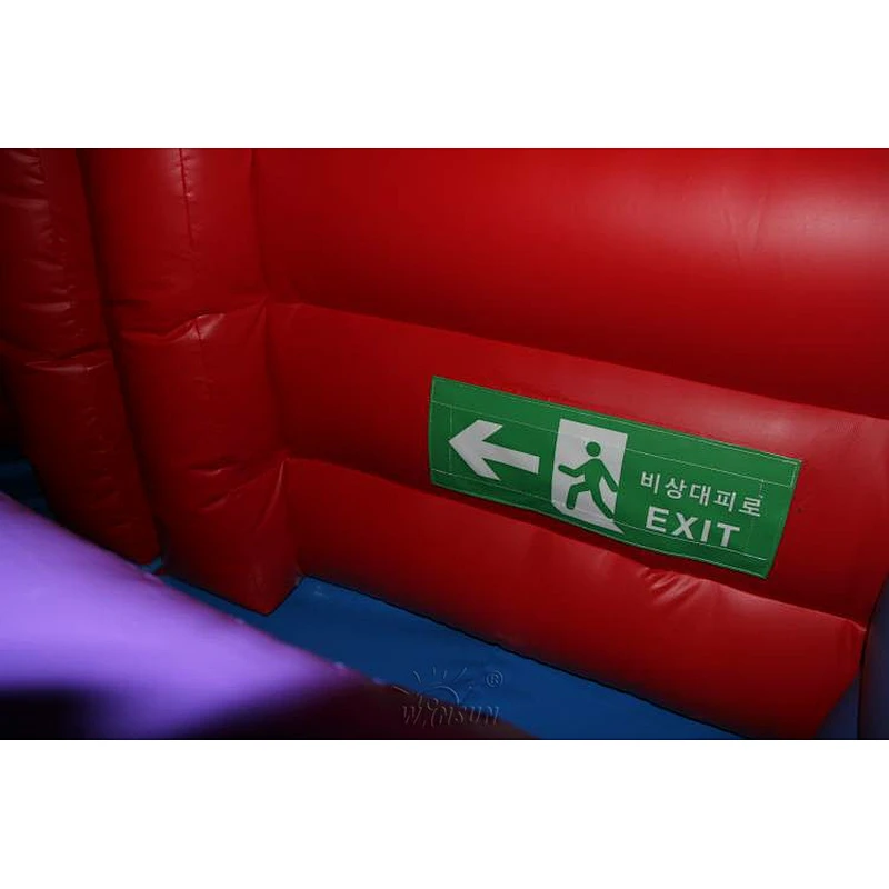 Inflatable Fire Truck Obstacle Course