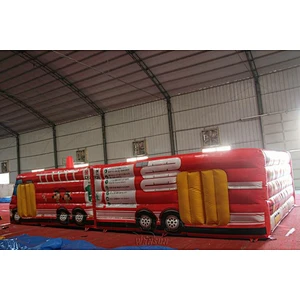 Inflatable Fire Truck Obstacle Course