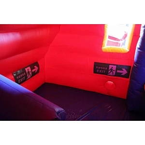 Inflatable Fire Truck Obstacle Course
