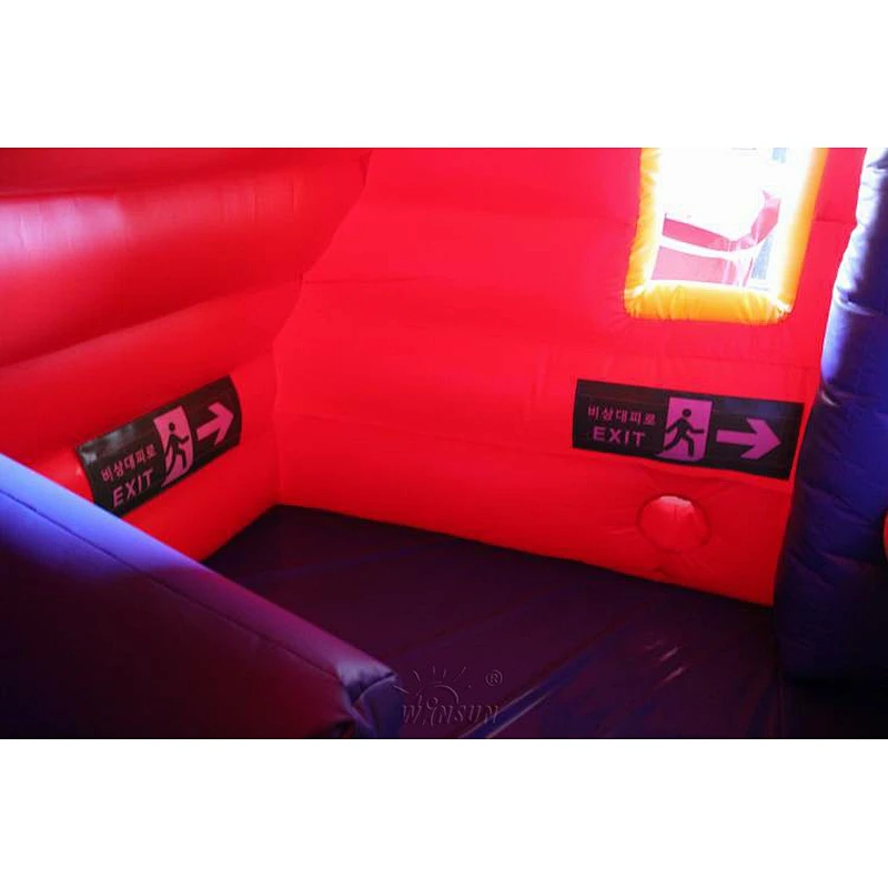 Inflatable Fire Truck Obstacle Course
