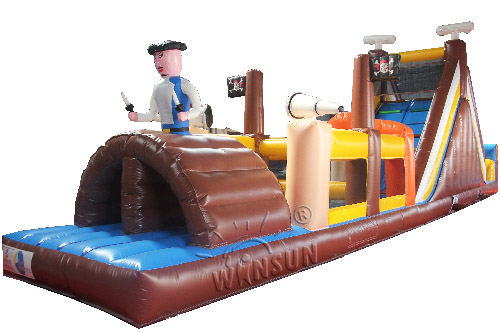 Inflatable Pirate-themed Warrior Race