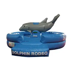 Inflatable Dolphin Rodeo Game