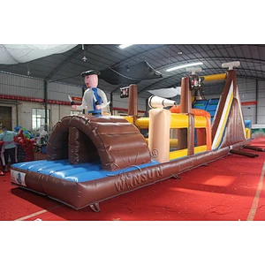 Inflatable Pirate-themed Warrior Race