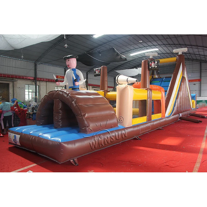 Inflatable Pirate-themed Warrior Race