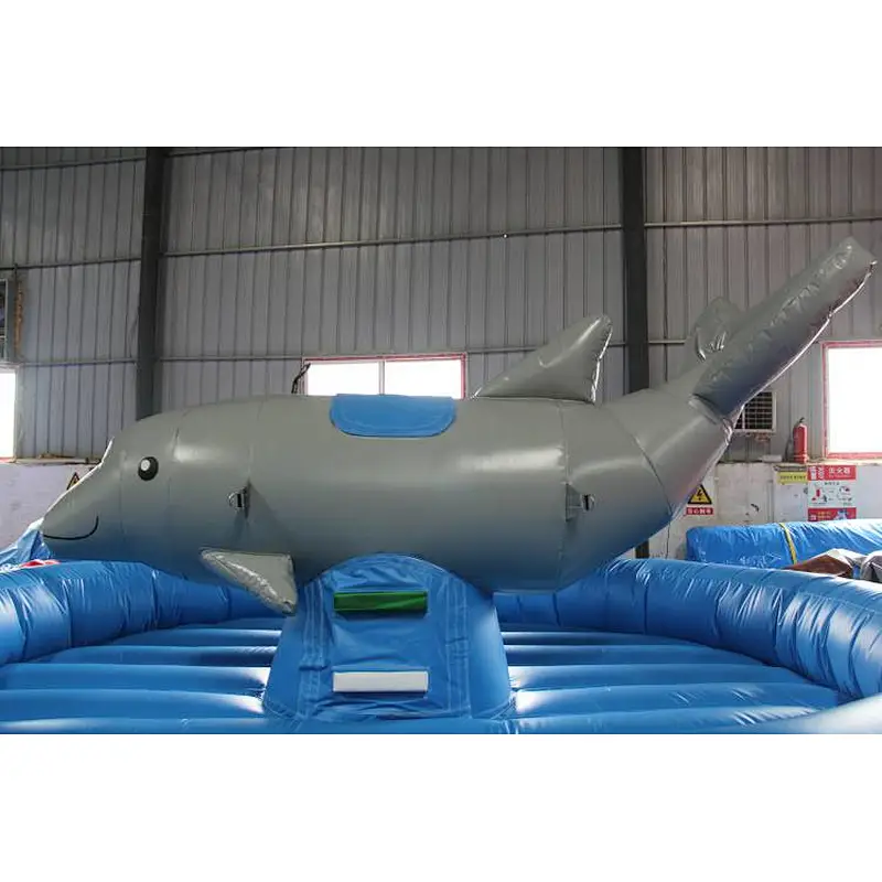 Inflatable Dolphin Rodeo Game