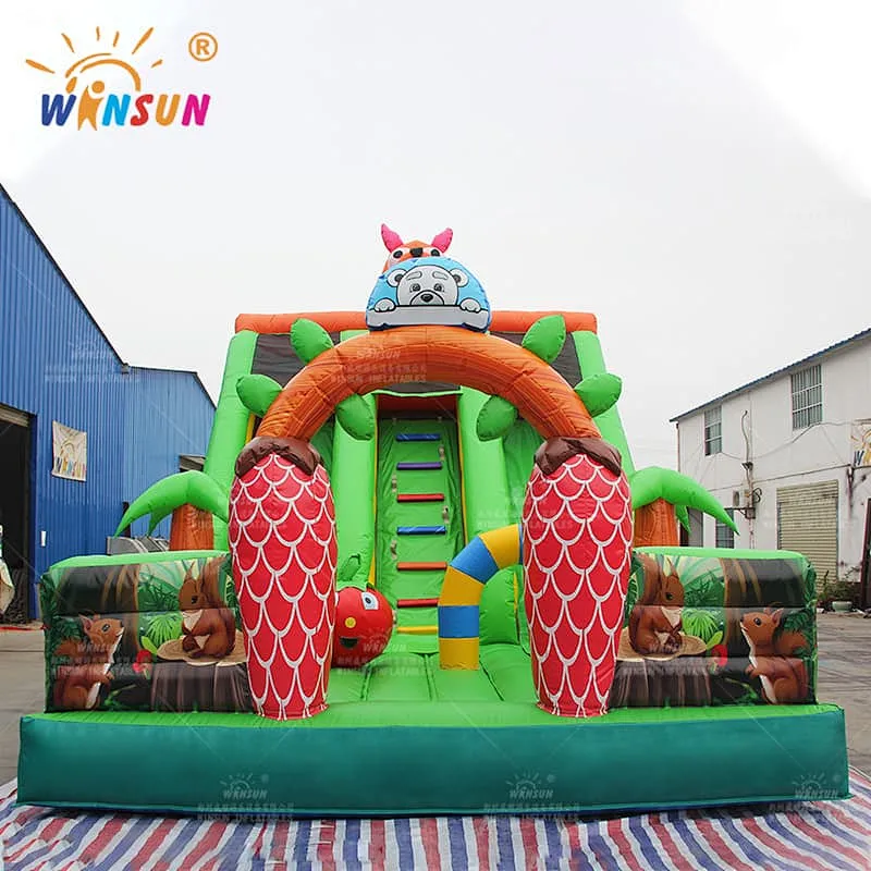 Commercial Inflatable Slide with squirrel theme commercial inflatable slide inflatable commercial water slide inflatable squirrel theme slide inflatable pools with slide
