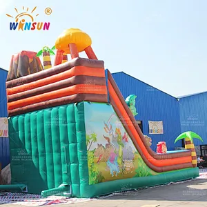 Commercial Dinosaur Theme Inflatable Slide