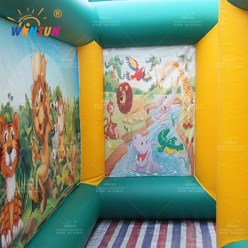Jungle Theme Inflatable Maze