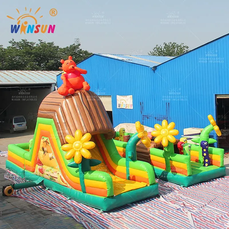 Inflatable Obstacle Course with U structure