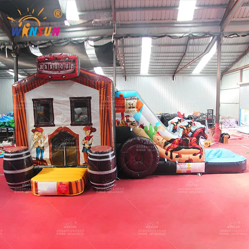 Hangout Inflatable Jumping House with Slide