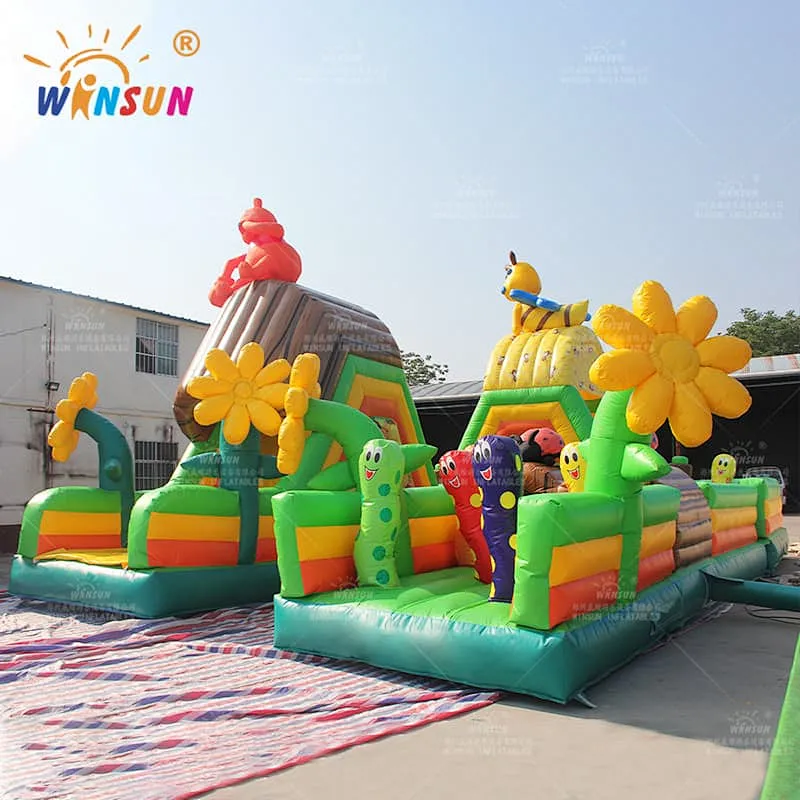 Inflatable Obstacle Course with U structure