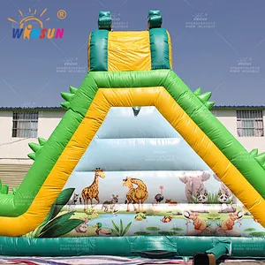 Jungle Theme Inflatable Obstacle Course